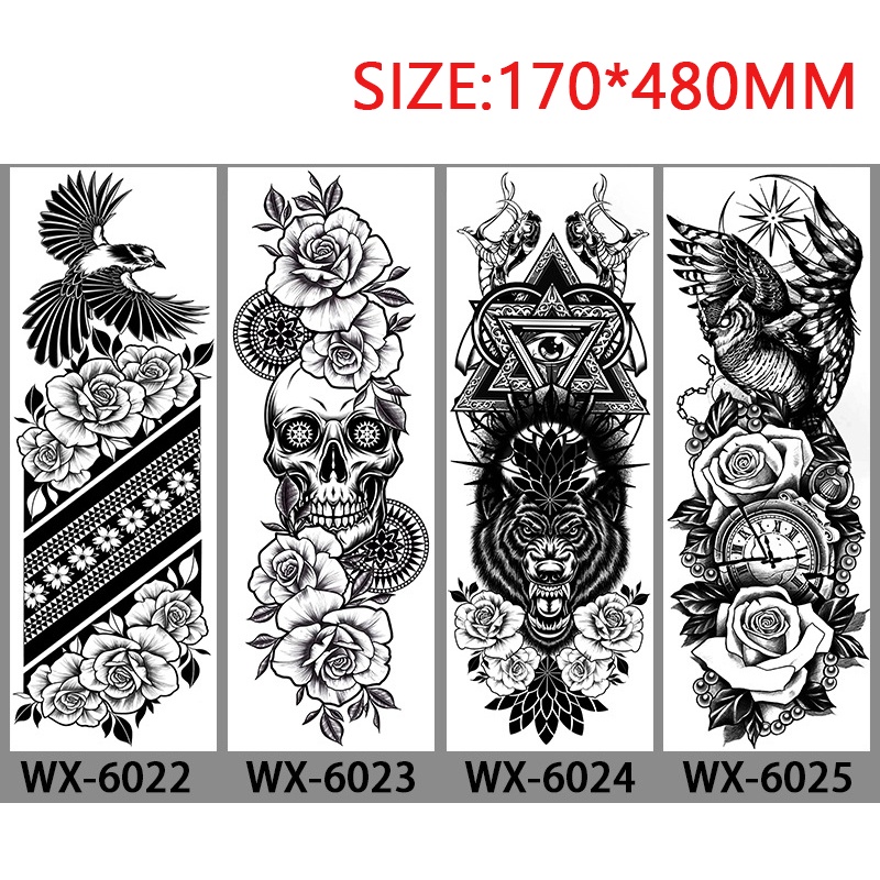 Miếng Dán Hình Xăm Toàn Diện Chống Thấm Nước Và Mồ Hôi Cho Nam Nữ