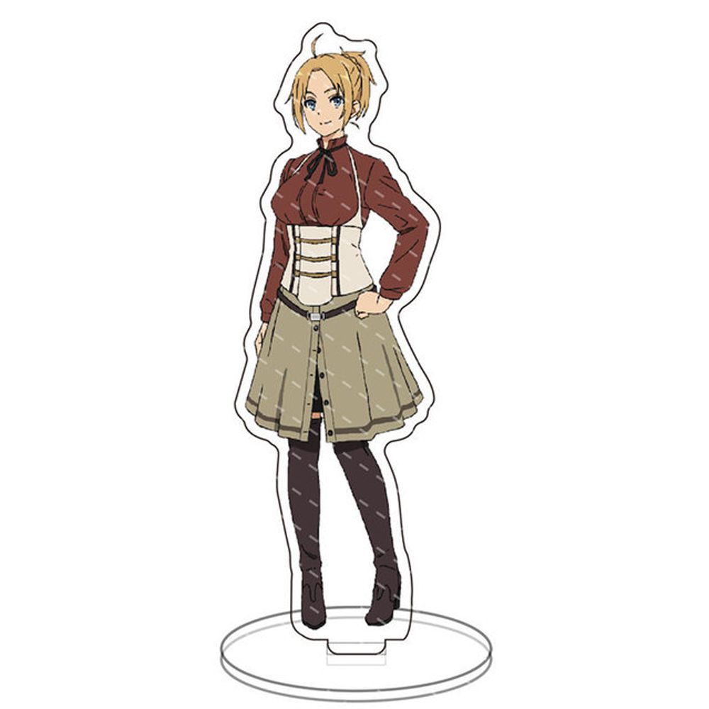 Tấm mô hình nhân vật trong Mushoku Tensei bằng acrylic trong suốt cho trang trí