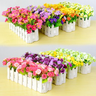 (Cắm sẵn) giỏ hoa hàng rào 50cm nhiều mẫu đẹp