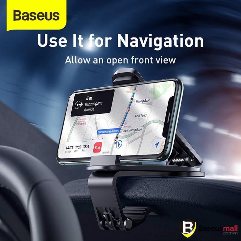 Baseus -BaseusMall VN Đế giữ điện thoại dạng kẹp ngang trên xe ô tô Baseus Big Mouth Pro Car Mount