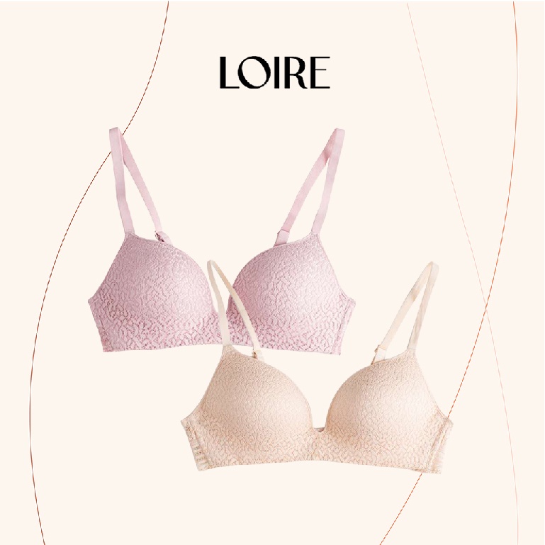 Combo 2 Áo Ngực Đệm Mỏng Không Gọng Thoải Mái LOIRE BRFC13