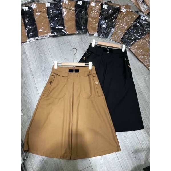 Chân váy công sở chất kaki đẹp_Chân váy chữ A,chân váy xòe dài công sở | BigBuy360 - bigbuy360.vn
