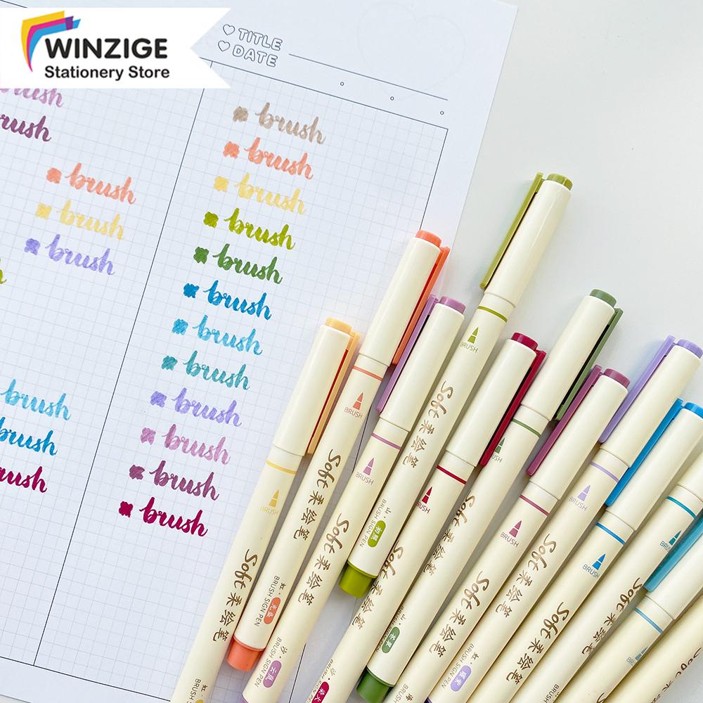 Winzige bút brush soft brush sign pen bút calligraphy bút viết thư pháp đồ dùng học tập