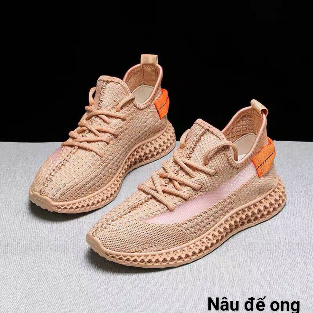 Giày Thể Thao Nữ YZ Đế Cao Su (Fullbox)