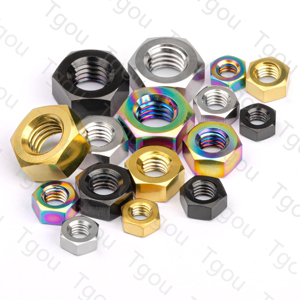 Đai Ốc Lục Giác M4 M5 M6 M8 Bằng Titan Cho Xe Đạp Xe Máy