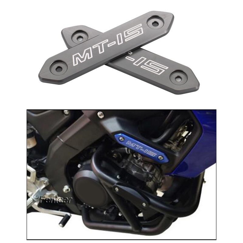 Ốp Bảo Vệ Thân Xe YAMAHA MT-15 2018-2020 Bằng Hợp Kim Nhôm Màu Đen