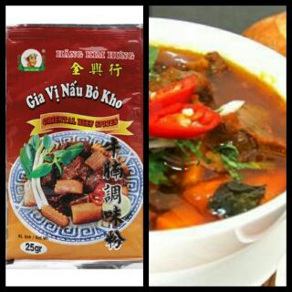Gia Vị Nấu Bò Kho Kim Hưng 25g