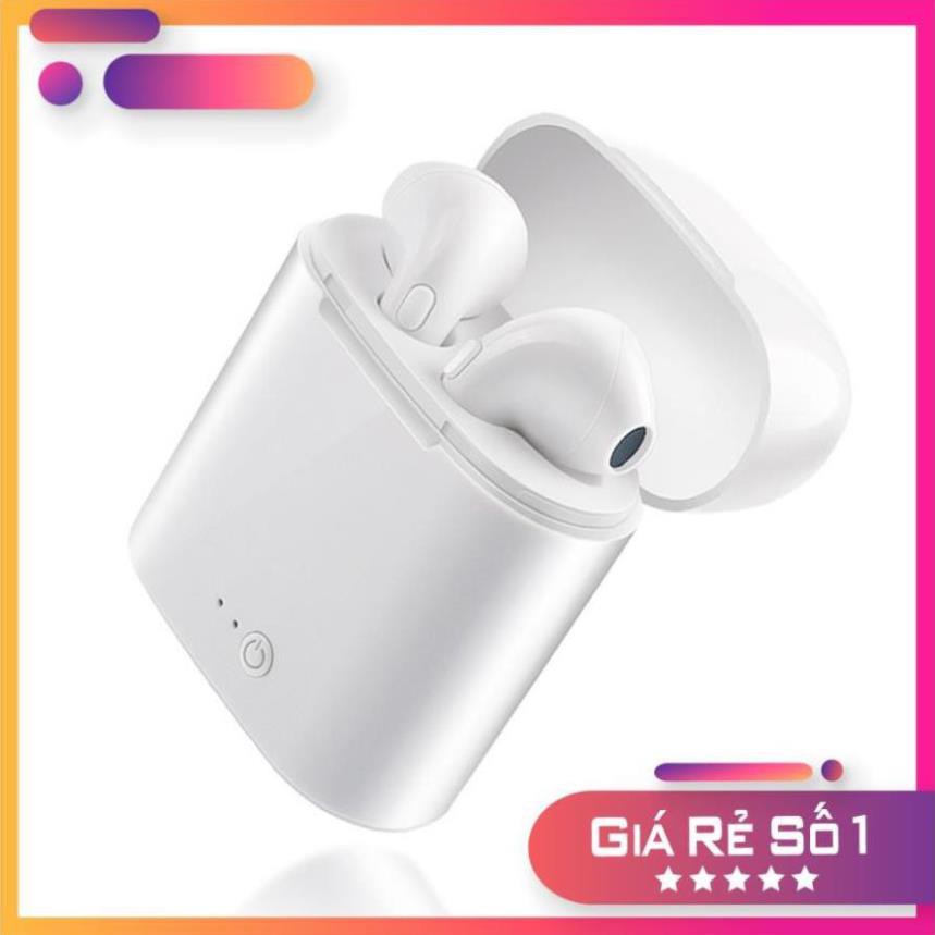 [ FREESHIP, AIRPOD SIÊU HOT 2021] Tai Nghe Bluetooth thông minh I7S TWS 5.0 âm thanh cực hay_Bass cực kỳ sống động