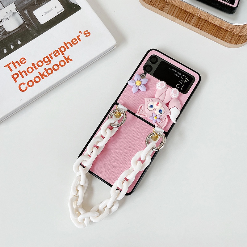 Ốp Điện Thoại Da PU Chống Sốc Họa Tiết Phi Hành Gia Dành Cho Samsung Galaxy Z Flip 4 3 ZFlip4 Flip3 5G F7110