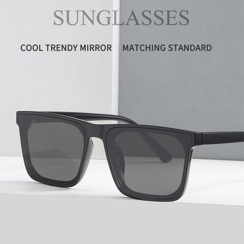 Kính Chống Nắng PTQ Gọng Lớn Thiết Kế Đơn Giản Thời Trang