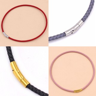 Vòng cổ dây da Hàn Quốc - Có nhiều màu cho bạn lựa chọn - Nhiều cỡ phù hợp cho nam và nữ