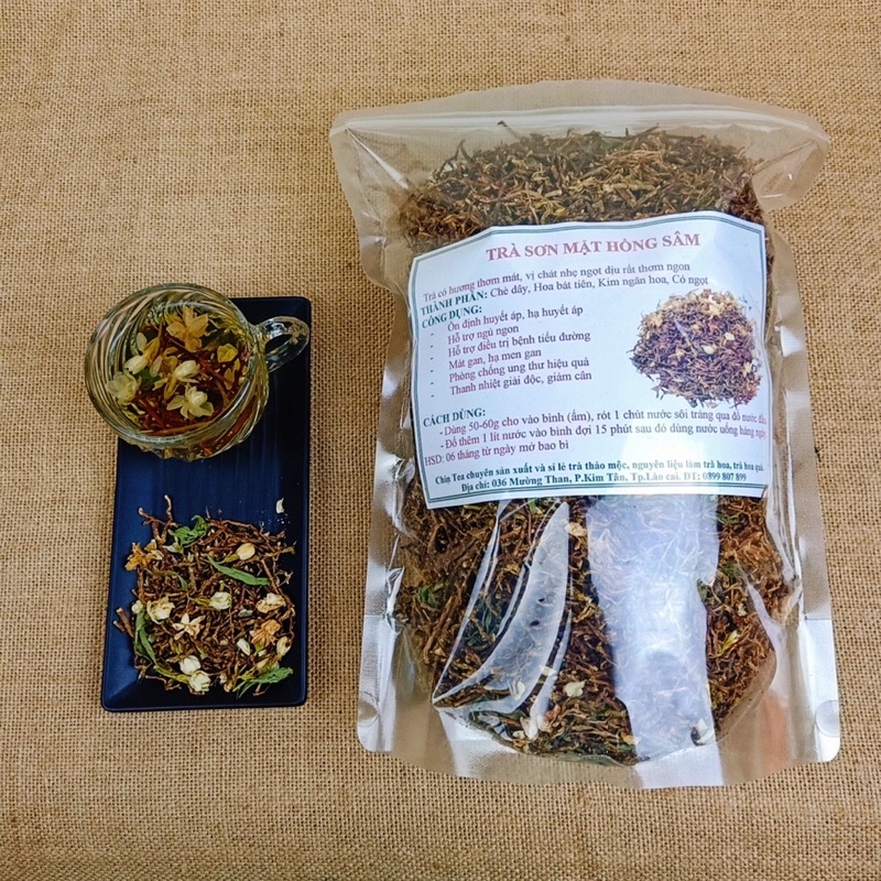 Trà Sơn mật Hồng sâm Sapa - Loại 1kg mix đủ vị