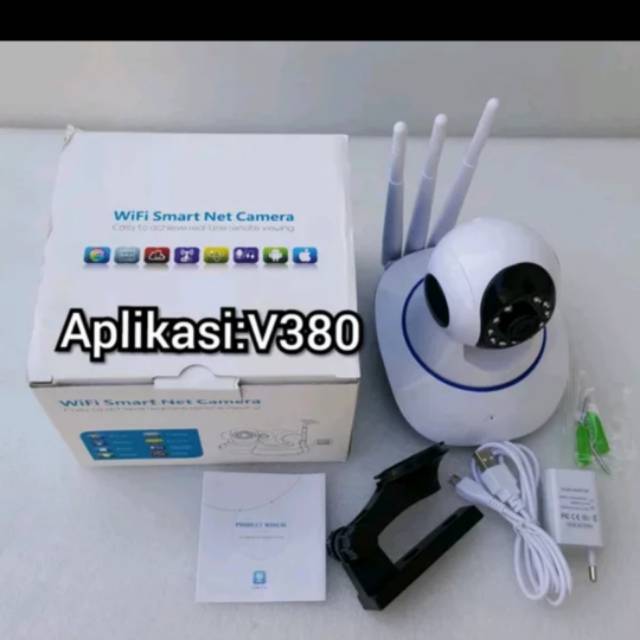 Camera Ip Wifi P2P 3antena V380