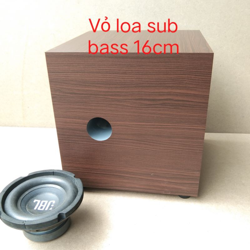 Vỏ thùng loa sub bass 16cm, giá bán một chiếc