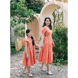 ADALIE DRESS - MOMS - Váy thô thêu cho mẹ [LITTLE PINK]