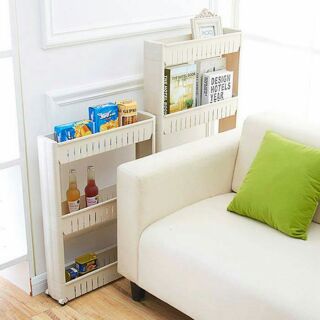 Kệ để đồ 3 tầng có bánh xe