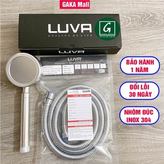 Vòi Sen Tăng Áp Luva VS4 Kèm Dây Sen Tắm Luva Dài 1.5, BH 1 Năm, Đổi Lỗi 30 Ngày, Inox 304, Lõi Đồng