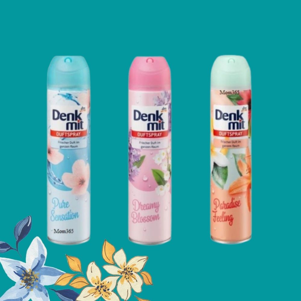 Xịt thơm phòng Denkmit hương hoa 300ml hàng Đức