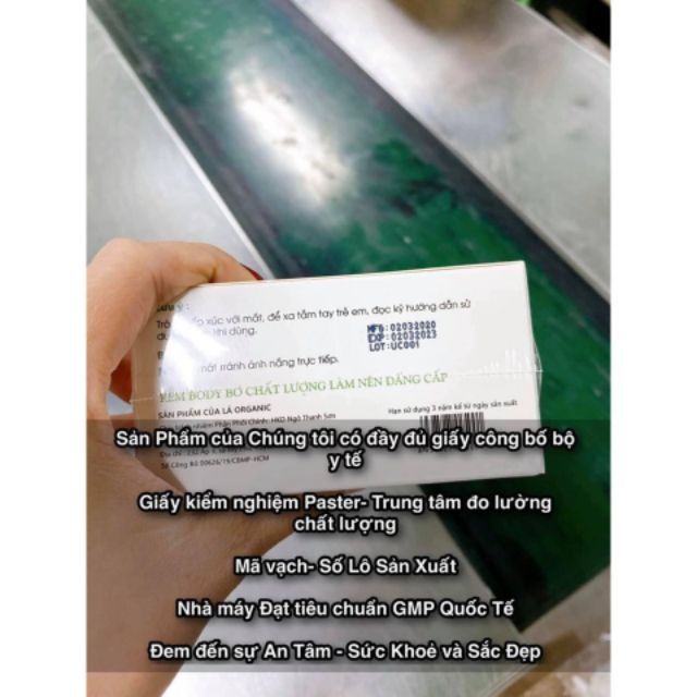 Kem body bơ - lá Organic mẫu mới 2020 (hàng công ty) | BigBuy360 - bigbuy360.vn