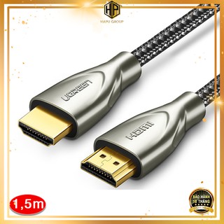 Cáp hdmi 2.0 carbon ugreen 50107 dài 1,5m chuẩn 4k,2k/60hz chính hãng - hapugroup