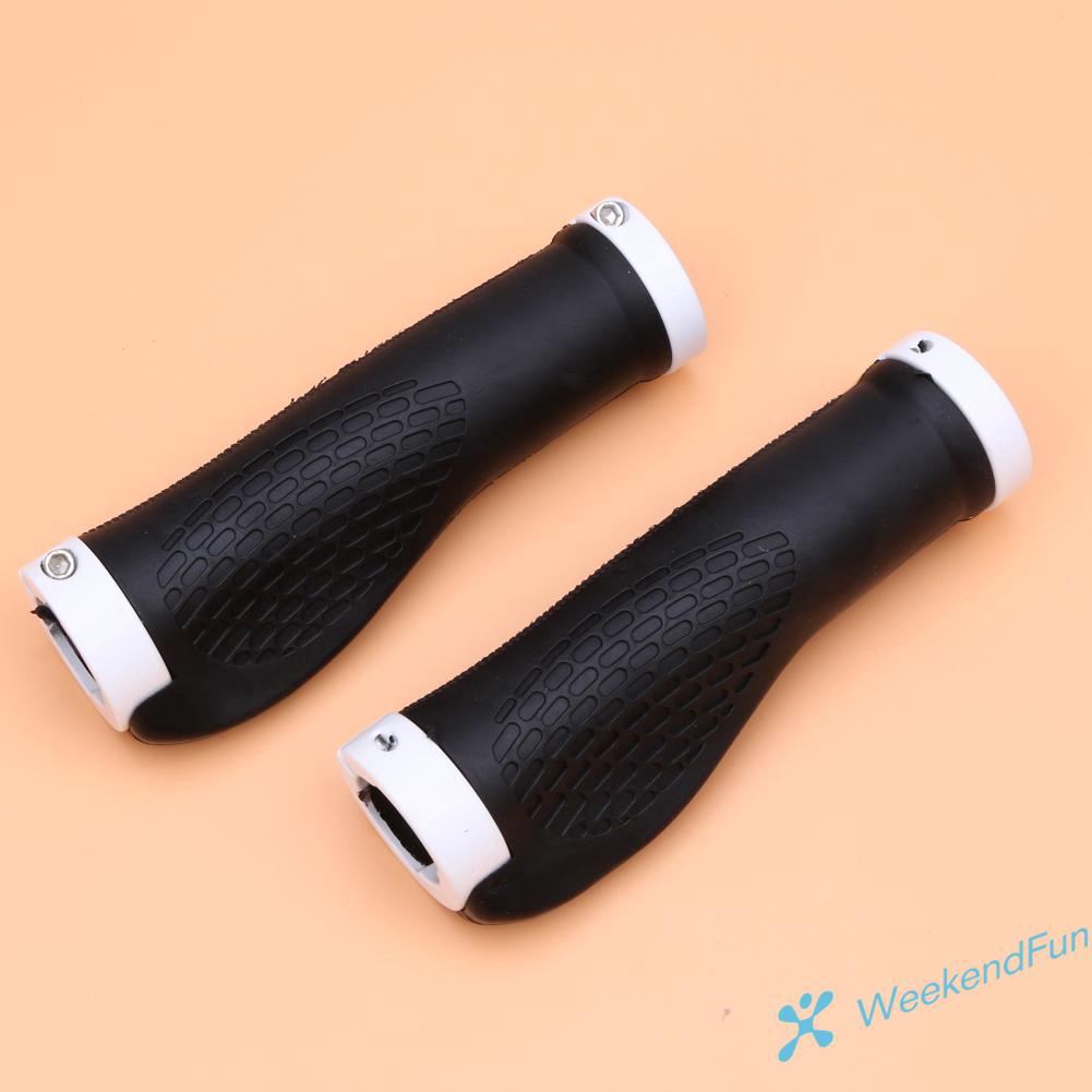 Ergonomic Rubber MTB Mountain Bike Bicycle Handlebar Grips Cycling Lock-On