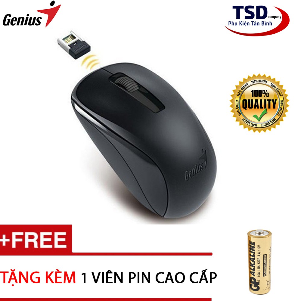 Chuột không dây Genius NX 7000 / NX 7005 chính hãng tặng kèm pin