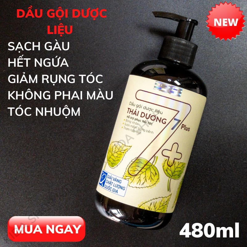 Dầu gội đầu Thái Dương 7 plus thảo dươc dược liệu thiên nhiên ngăn dụng hết gàu ngứa nuôi dưỡng tóc