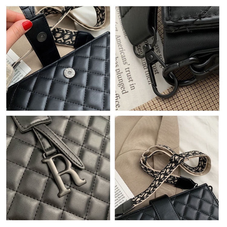 Túi đeo vai sức chứa lớn thiết kế sang trọng thời trang thu đông cho nữ