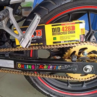 [Chính Hãng Japan] Sên DID Vàng 9ly 130 mắt cho xe Exciter, Winner, Raider, Sonic, Tnt 125,...