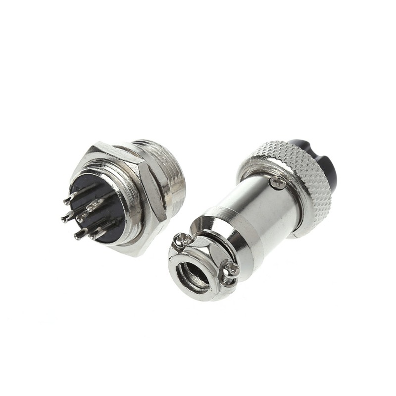 Đầu Nối Dây Điện 16mm 2/ 3/ 4/ 5/ 6/ 8/ 9 Chân Gx16