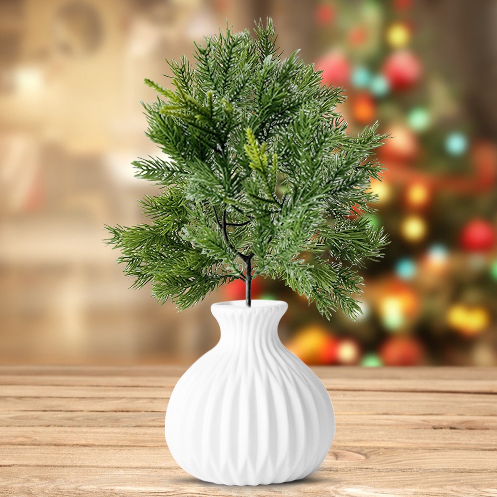 Cây Thông Giả Màu Xanh Lá Cây Không Mùi Có Thể Tái Sử Dụng Dùng Trang Trí Giáng Sinh