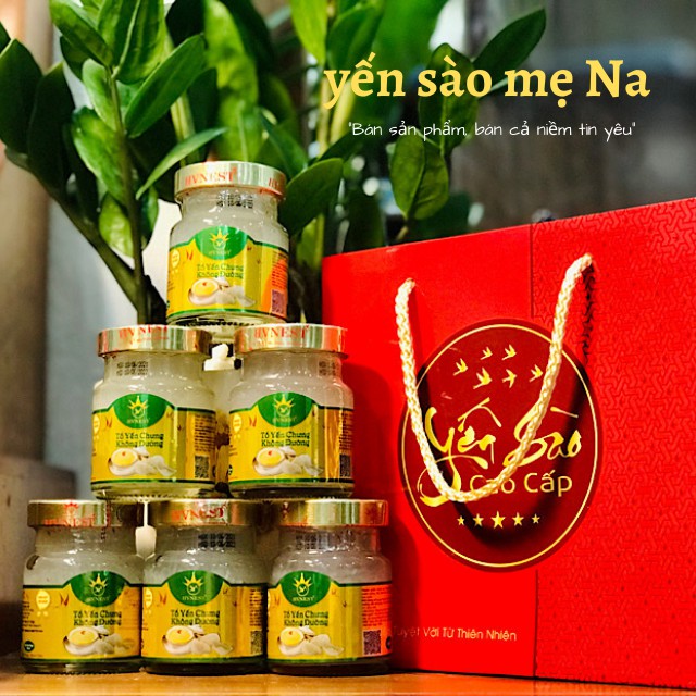 [FREESHIP] [30% Yến Tươi] - Tổ Yến Chưng Sẵn Vị Không Đường Yến Sào Nha Trang Khánh Hoà