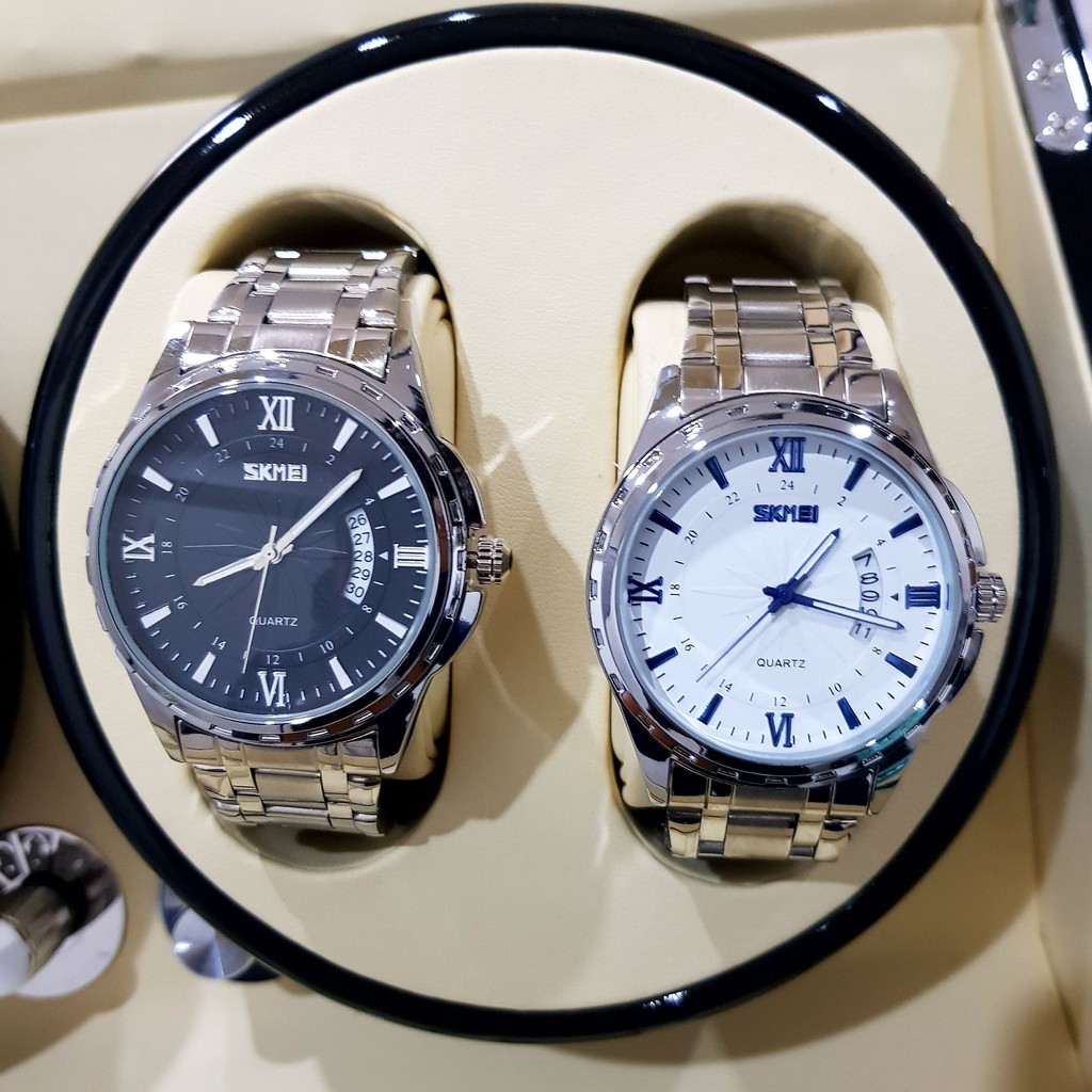 [Tặng vòng tay]Đồng hồ nam thời trang Skmei SK9069.02 chính hãng dây thép chống gỉ cao cấp