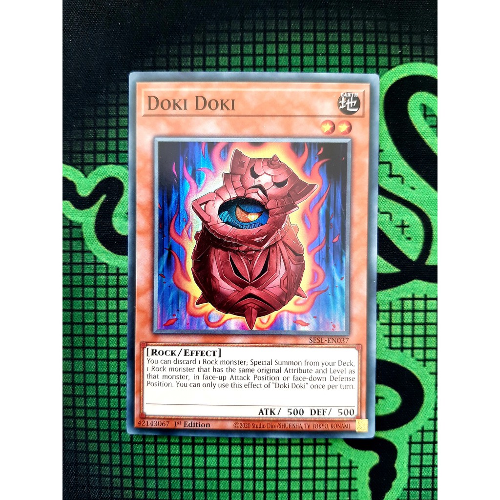 THẺ BÀI YUGIOH Doki Doki - SESL-EN037 - Super Rare 1st Edition