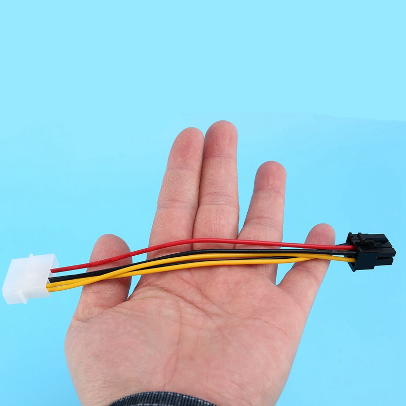 Cáp Nguồn Chuyển Đổi 4-Pin Đực Sang 6 Pin Cái Cho PCIe PCI Express