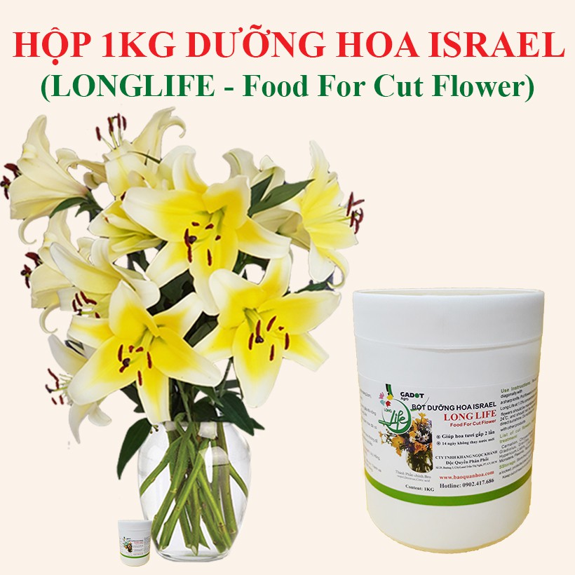Bịch Bột Pha Nước Cắm Hoa Tươi Lâu Long Life