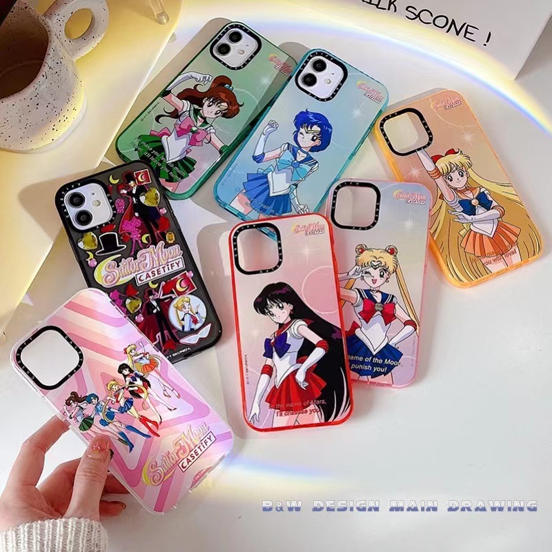 Ốp Điện Thoại Mềm Chống Sốc In Hình Thủy Thủ Mặt Trăng Cho iPhone 13 12 11 Pro MAX IX XS MAX XR iPhone 6 6s 7 8 Plus
