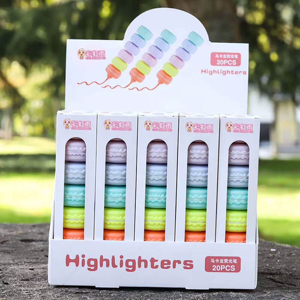 Bút đánh dấu nhiều màu sắc dễ thương cho học sinh