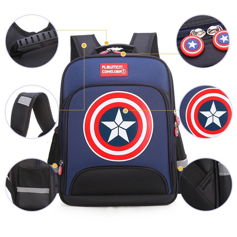 Balo Đi Học Cỡ Lớn Chống Thấm Nước Thời Trang Cho Bé Trai