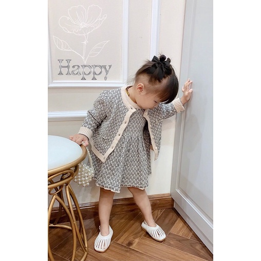 Set len cao cấp cho bé gái