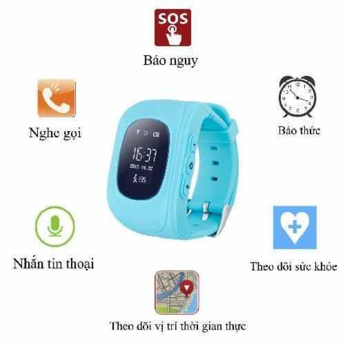Đồng hồ định vị trẻ em CRV - 103 BH 6 tháng( màu ngẫu nhiên)