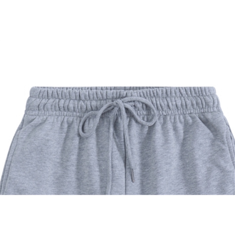 Quần short cotton lưng thun in họa tiết cổ điển dành cho nam và nữ