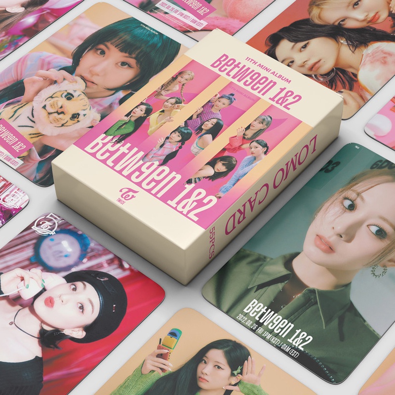 Hộp 54 Tấm Thẻ Ảnh Nhóm Nhạc TWICE 1 & 2 4Th World Tour TWICE4