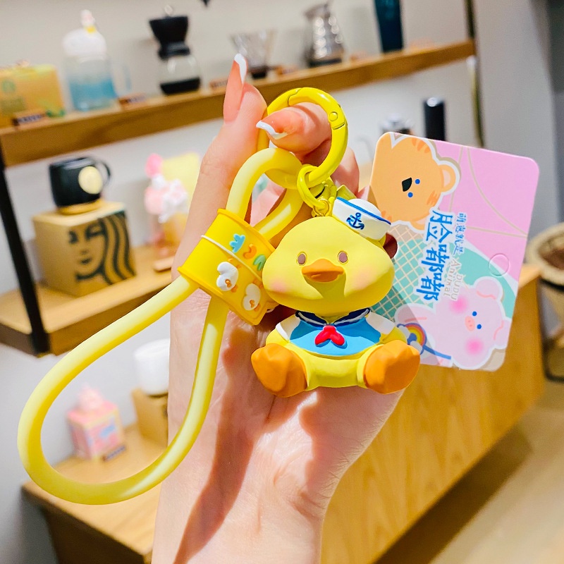 Móc Chìa Khóa Hình Động Vật Sáng Tạo Tinh Xảo