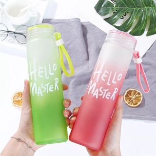 Bình thuỷ tinh Hello master nắp dây 500ml