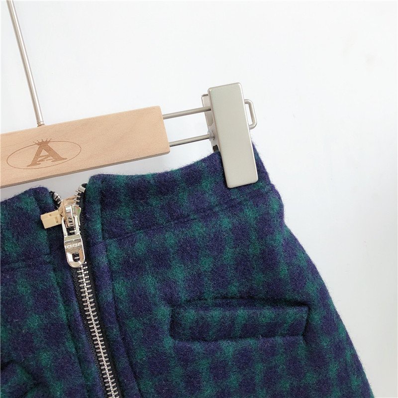 [FREE SHIP] Chân váy dạ lót lông cho bé gái chất dạ dày dặn cực ấm hàng Quảng Châu cao câp