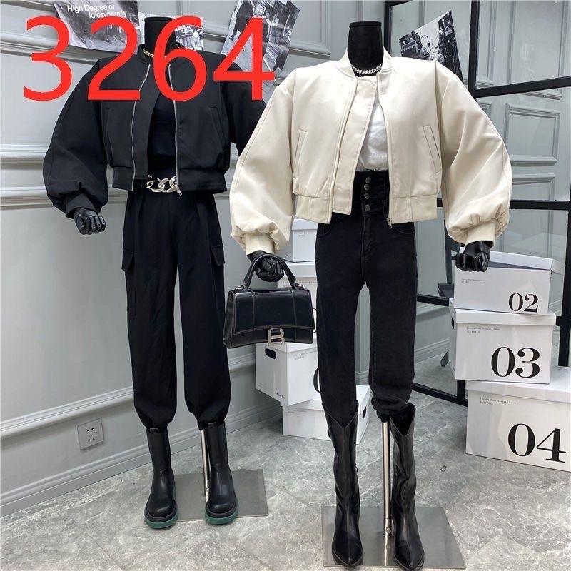 FREESHIP ÁO KHOÁC BOMBER CROTOP 3 MÀU BASIC