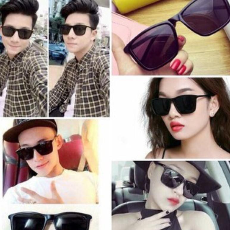 ❤️ freeship❤️ Kính thời trang gọng nhựa trong suốt, gọng kính tây nhiều màu chống bụi - đi biển - chống nắng - đi đêm