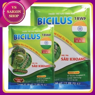 Khuẩn bacillus: nguyên liệu nhập khẩu ấn độ, tiêu diệt tất cả sâu hại cây trồng