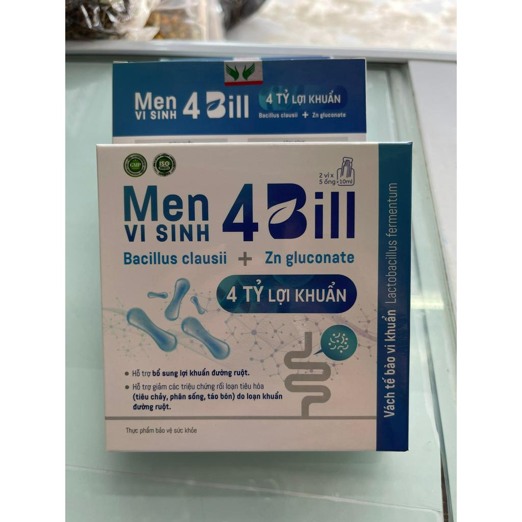 Men Vi Sinh - Men 4 Bill - $ Tỷ Lợi Khuẩn, Giúp Bé Tiêu Hóa Tốt, Phòng Các Bệnh Đường Tiêu Hóa